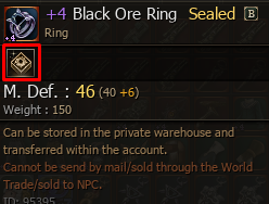 Collection icon displayed on an eligible item tooltip
